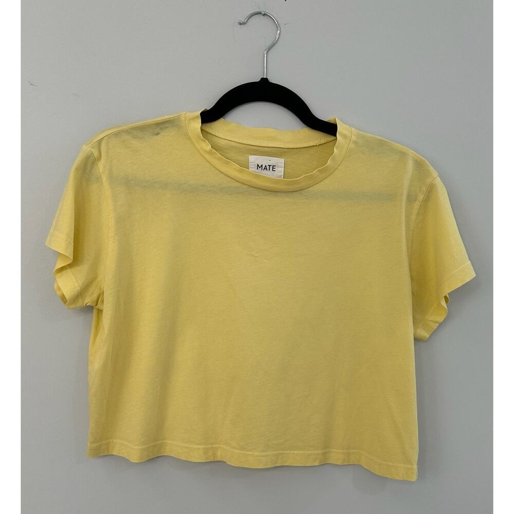 MATE Yellow Crop Organic Cotton S/S Tee Size S